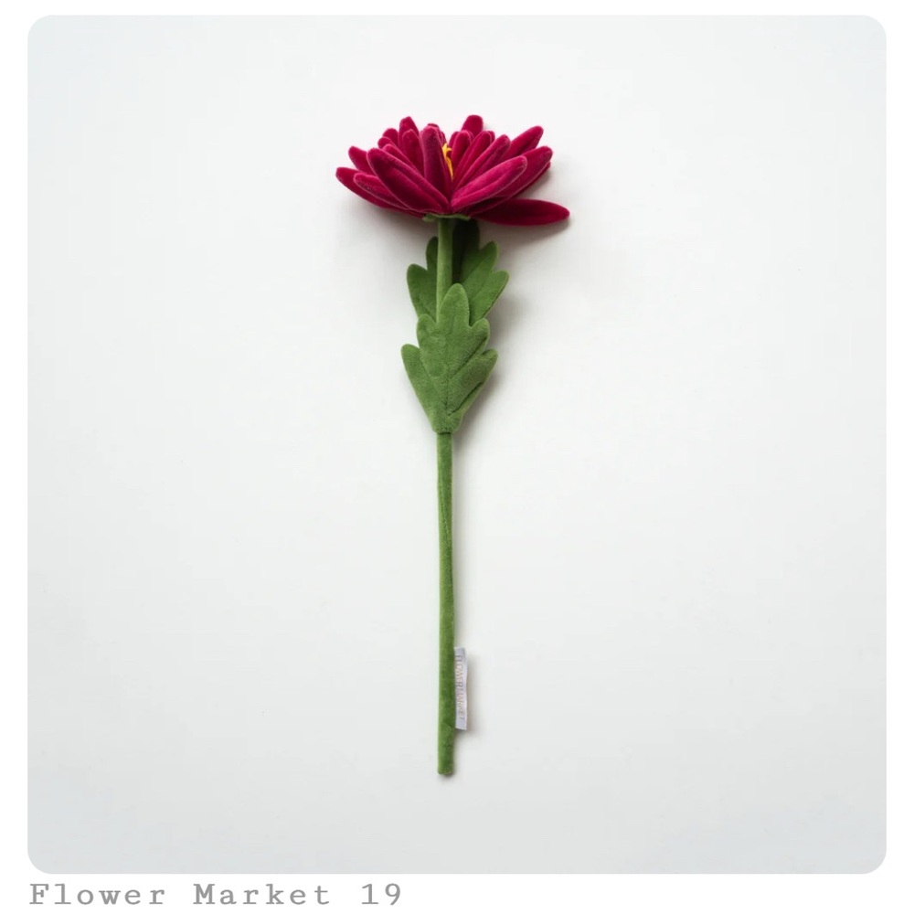 CJ Hendry Flower Market Plush Flower magenta only